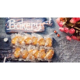 Túi đựng bánh cookie , bánh dứa hoa hồng trắng