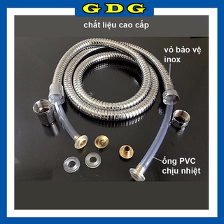 Dây sen , dây cấp nước vòi hoa sen , vòi xịt, dây dẫn nước inox 304