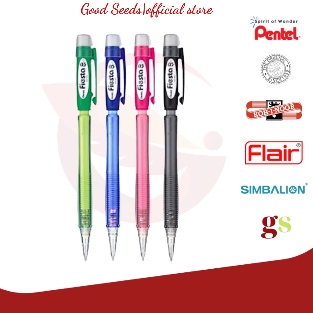 Bút Chì Kim Pentel Fiesta AX105 Ngòi 0.5mm | 4 Màu Sắc | Tiện Lợi Dễ Viết | Hạn Chế Gãy Ngòi