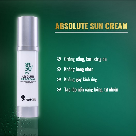 KEM CHỐNG NẮNG DR PLUSCELL PHIÊN BẢN MỚI 50ml