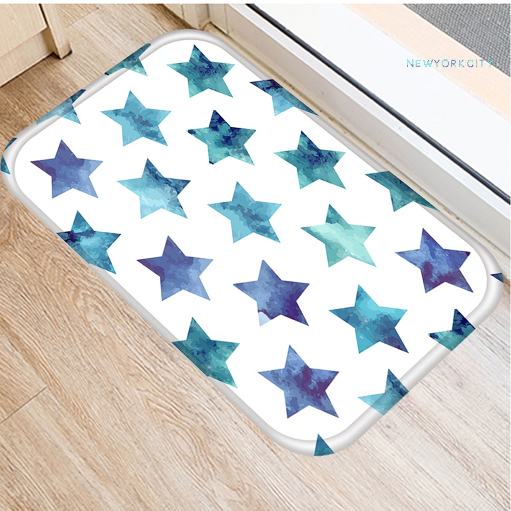 Thảm lót cửa chùi chân Chống Trượt Họa Tiết Hình Học