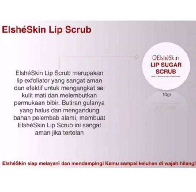 (hàng Mới Về) Son Tẩy Tế Bào Chết Đường Môi Elsheskin 10g | BigBuy360 - bigbuy360.vn