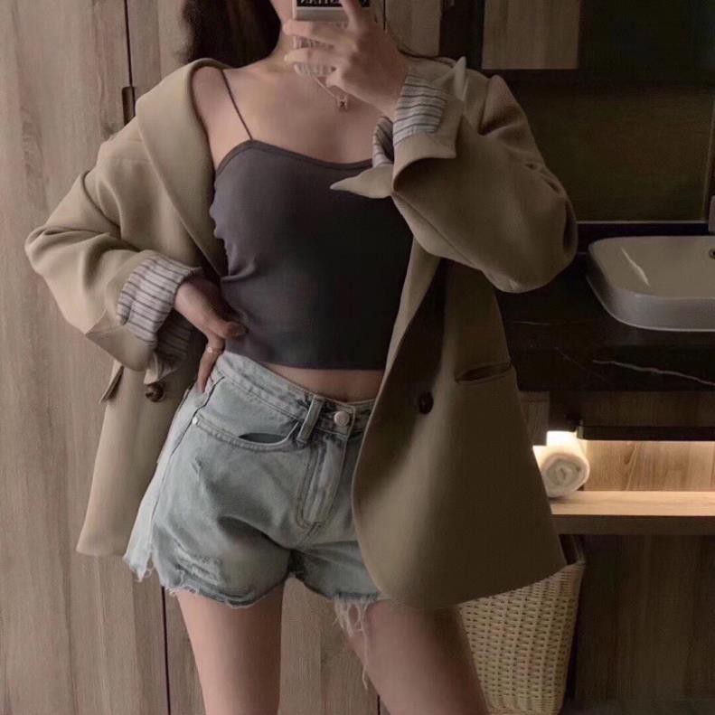 Áo bra 2 dây mảnh dáng lửng siêu hot nữ T2 Giá Rẻ