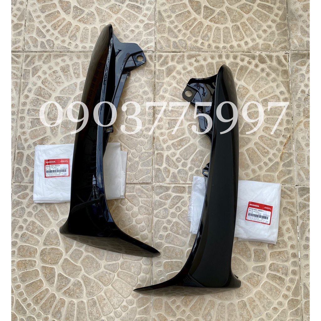 Cánh yếm WAVE ZX , Bửng ngoài WAVE ZX đen không tem