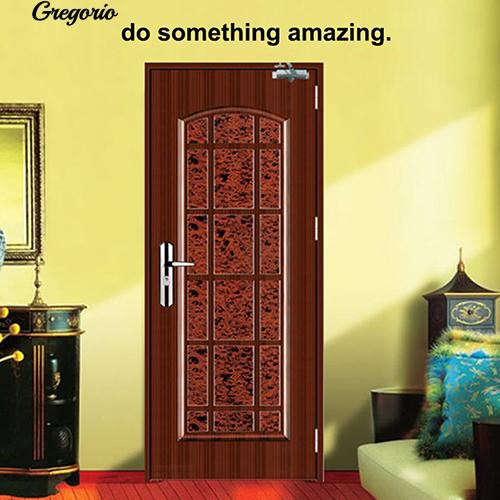 Cá Tuyết!1 Miếng Dán Tường Trang Trí Nội Thất In Chữ Do Something Amazing