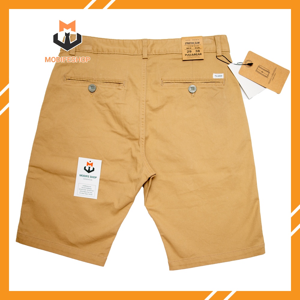 Quần Short chinos Kaki Nam Mềm Mịn, Thoáng mát form Slim fit - Modife Shop