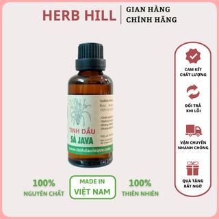 Tinh dầu sả java nguyên chất lê quế 10ml - 50ml chiết xuất hoàn toàn từ thiên nhiên