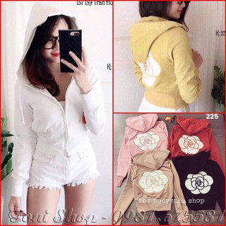 Áo khoát nữ m29 (thêu bông hoa - kèm ảnh thật) [henry shop]