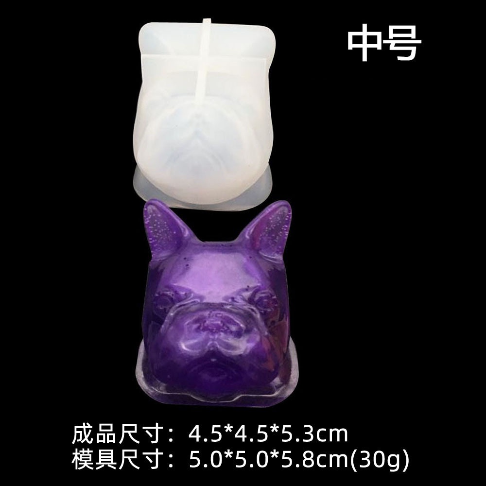 Khuôn Silicone Tạo Hình Làm Thủ Công 3D Hình Học Gấu Sika Nai