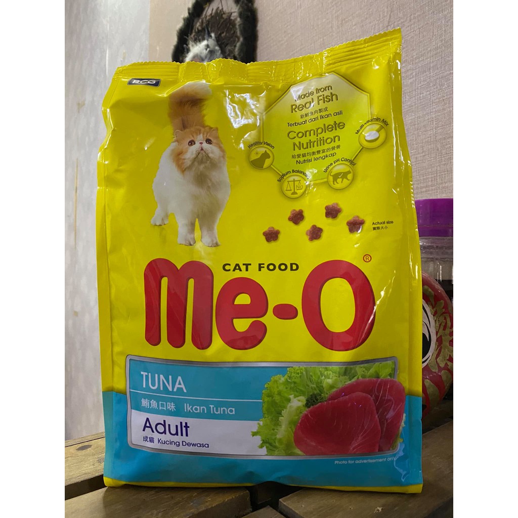 Me-O Adult thức ăn cho mèo trưởng thành túi 350g và 1.2 kg, ocen fish 1.1 kg