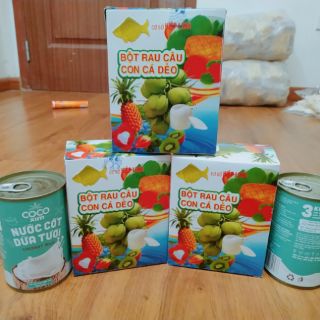 Bột rau câu con cá dẻo 1 gói 10gr