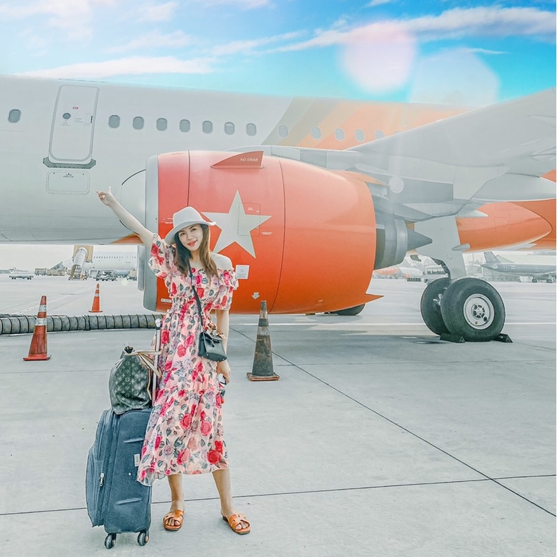 Đầm maxi trễ vai hoa đi biển hở lưng bánh bèo AnyShang, Đầm dài thiết kế công chúa dự tiệc sang chảnh ANSM101
