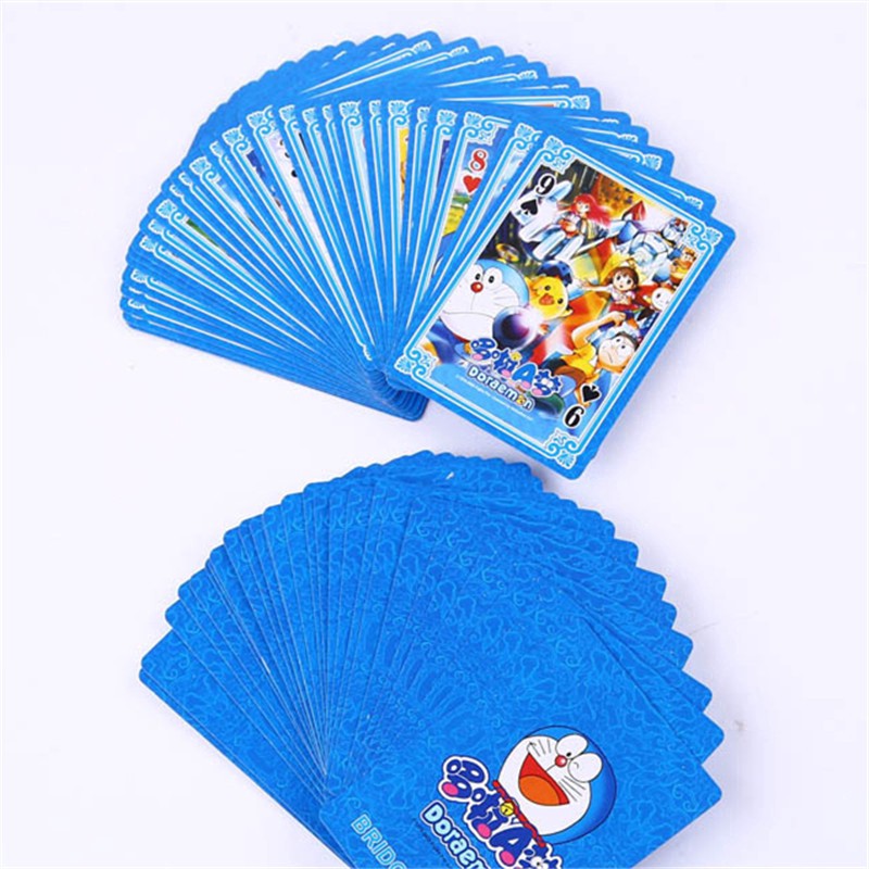 Bài - Doraemon Anime Storage Box Playing Cards Poker Gsale off