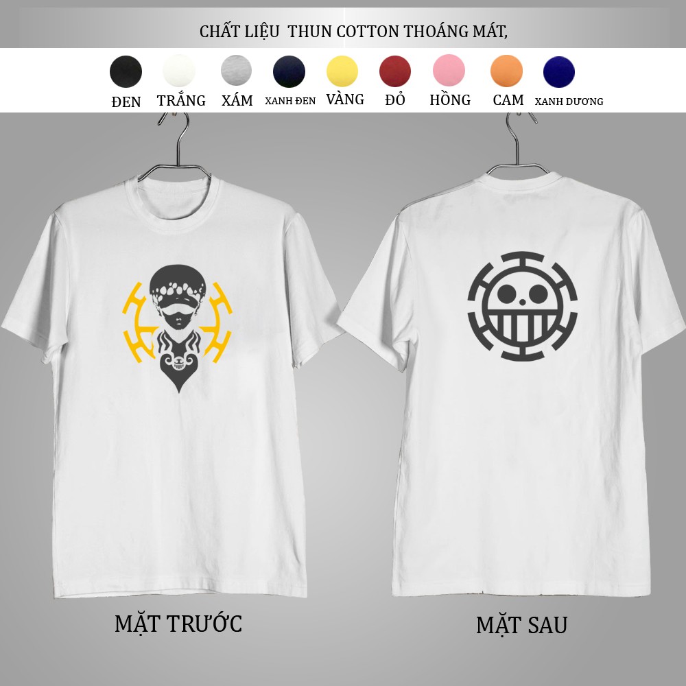 [FreeShip] Áo Phông Nam Nữ, Áo Thun Nam Nữ OnePiecee Laww Chất Thun đủ màu đủ size