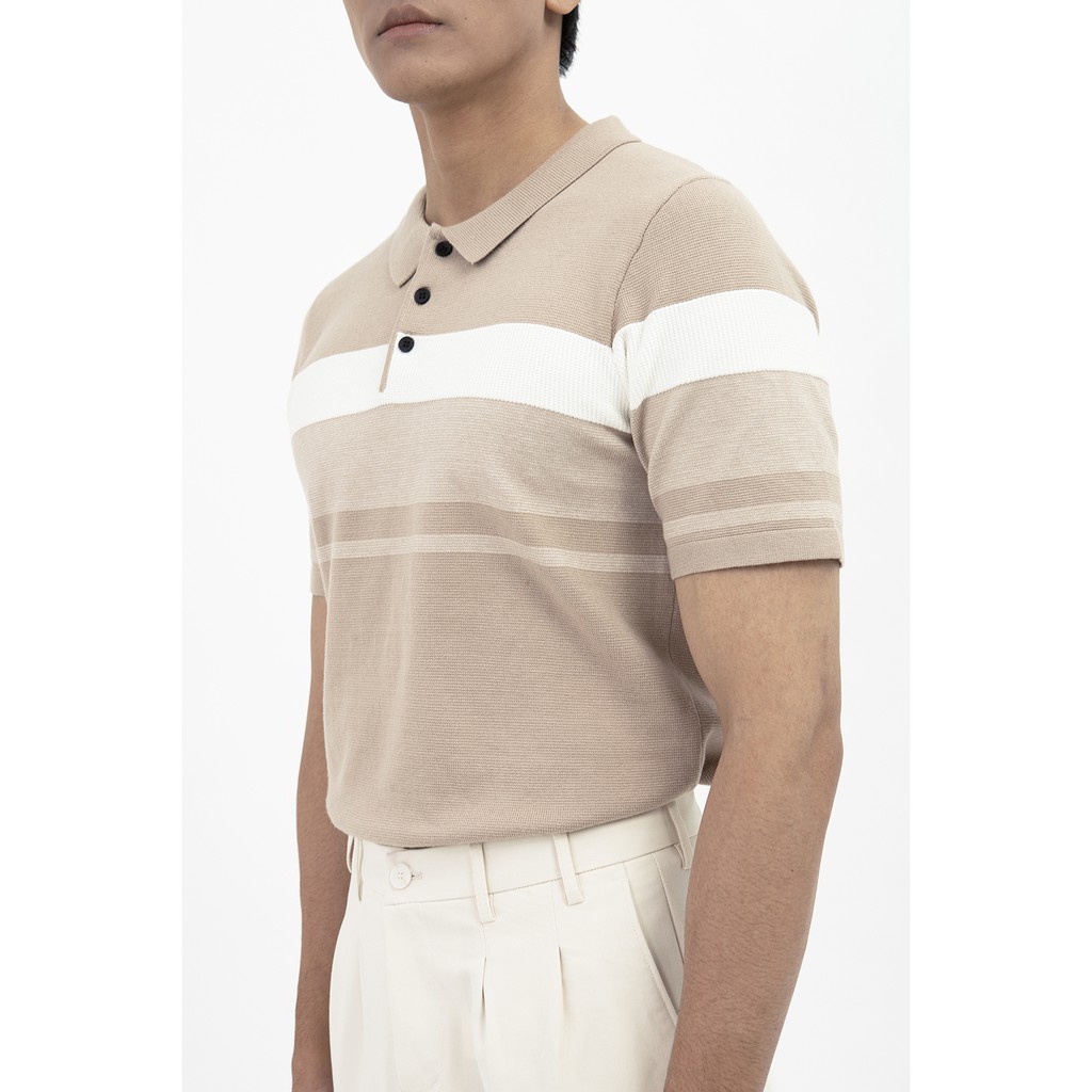 [Mã FAMALLT5 giảm 15% đơn 150K] Ben &amp; Tod - Áo thun Stripe Polo Knits 20708