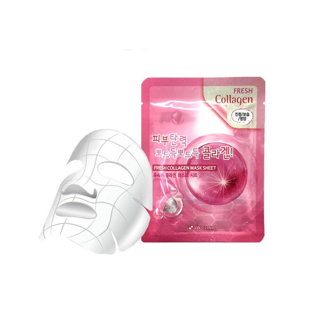 Mặt nạ giấy dưỡng da 3W Clinic Fresh Mask Sheet 23ml