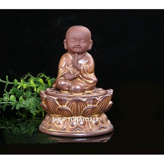 Xông trầm trầm hương lư hương sứ 29 cao 13cm tặng 3 nụ trầm