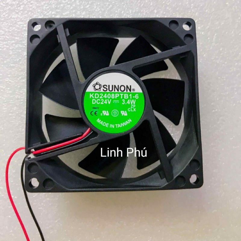 Quạt tản nhiệt 9cm 24v