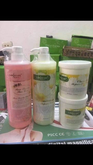 bộ chăm sóc da hoa cúc ( 4 món)