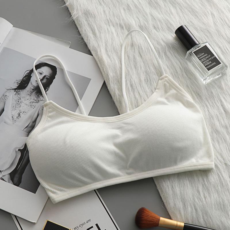 Áo Ngực Cotton Đan Dây Gân Tâm Học Sinh OTIS - A266