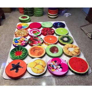 Đệm ngồi bệt hình hoa quả, gối tựa lưng