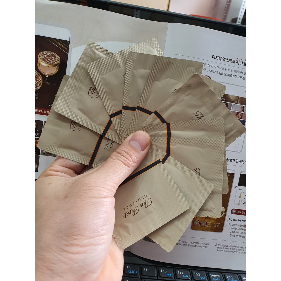 Combo 10 gói Kem chống lão hóa tái sinh da Ohui The First Cream Intensive 1ml . Date 2025