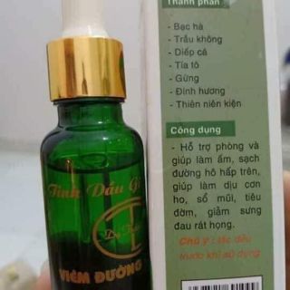 Tinh dầu Viêm hô hấp