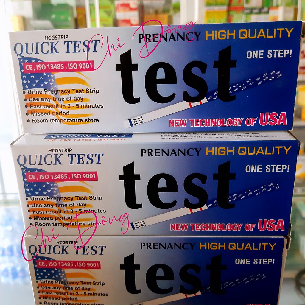 Que thử thai Quick test