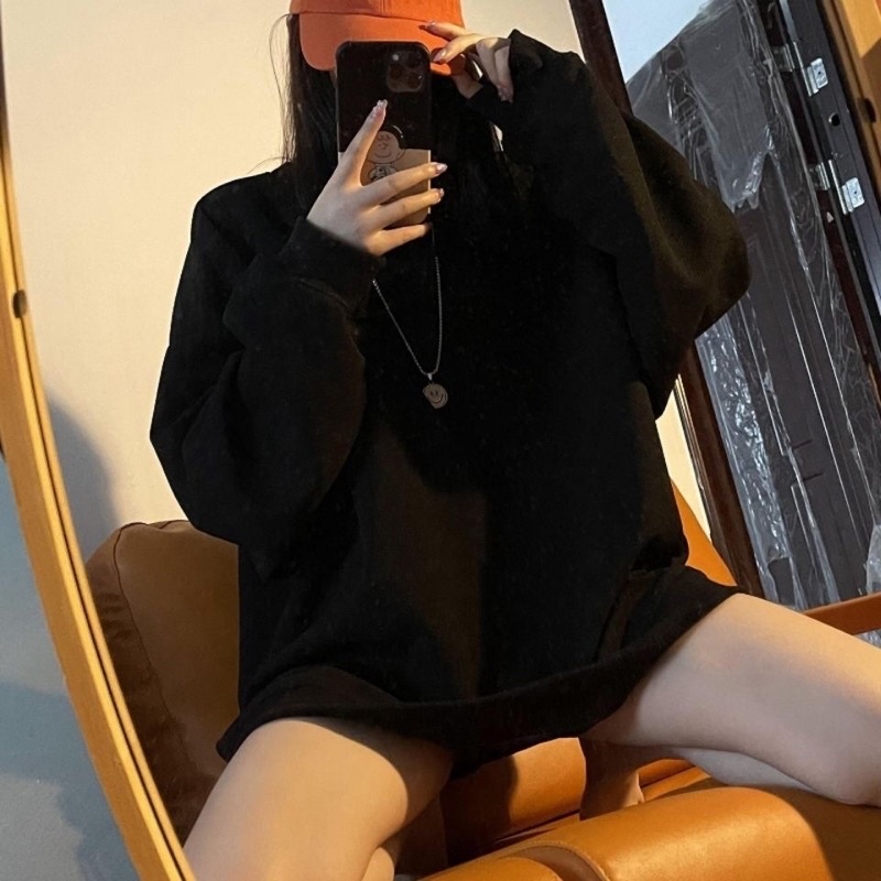 Áo thun dài tay Waffle phong cách Ulzzang