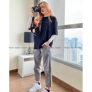 Áo Thun Trơn cổ tròn AGE2X unisex