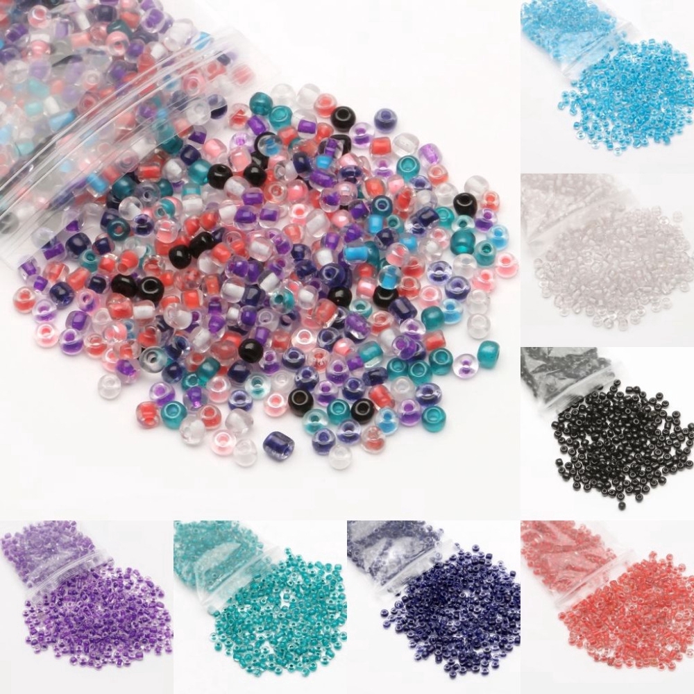 Gói 500 Hạt Pha Lê Xỏ Lỗ 4x3.2mm
