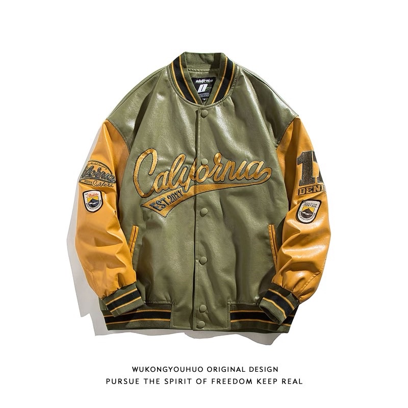 Áo Khoác Bomber Da Style Hàn Quốc