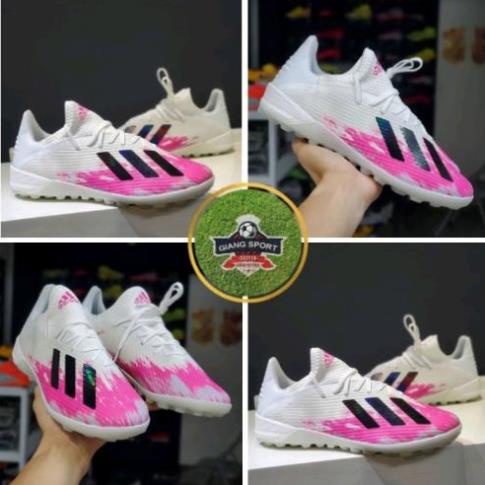 SẴN Giang Sport Giày đá bóng sân cỏ nhân tạo X19.1 TF Hồng cổ chun Shop Giang Sport : %