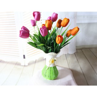 Cành hoa tulip 7 bông hoa