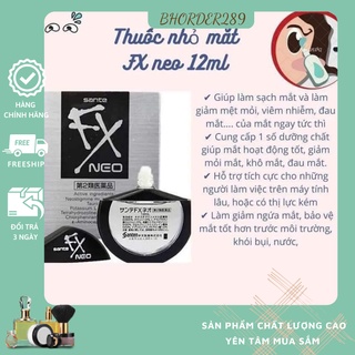 Nhỏ mắt fneo 12ml Nhật