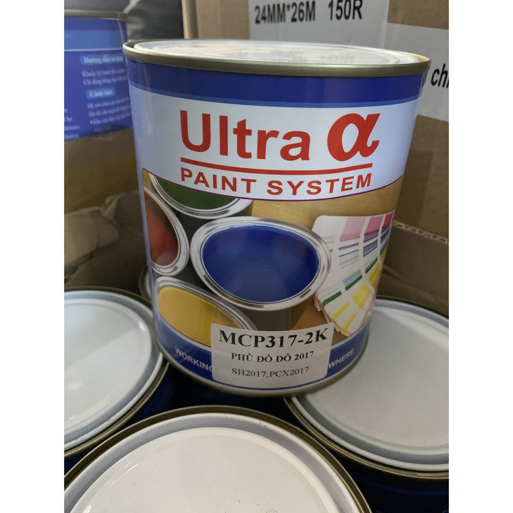 Sơn màu Ultra MCP317-2K Phủ đỏ đô 2017 SH2017,PCX2017