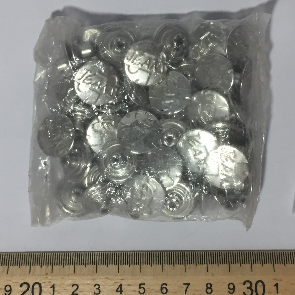 Cúc Đồng Quần Bò Cỡ 17Mm, 20Mm Khuy Đồng Nút Đồng - Gói Tầm 40 - 50 Bộ #010201