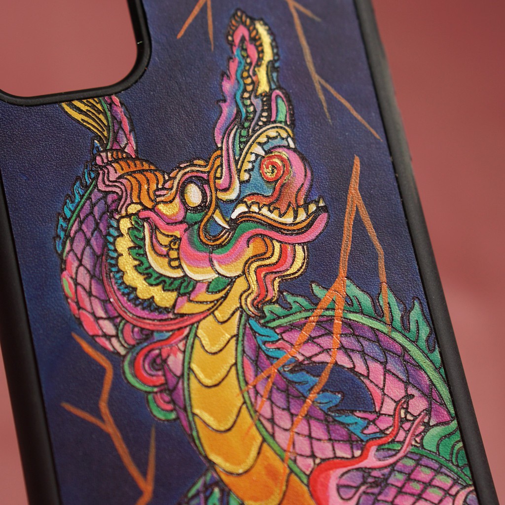 Ốp da Đỏ Case - BST NGŨ LINH - 100 Bóng Mây - Ốp iphone/samsung - Docase.vn