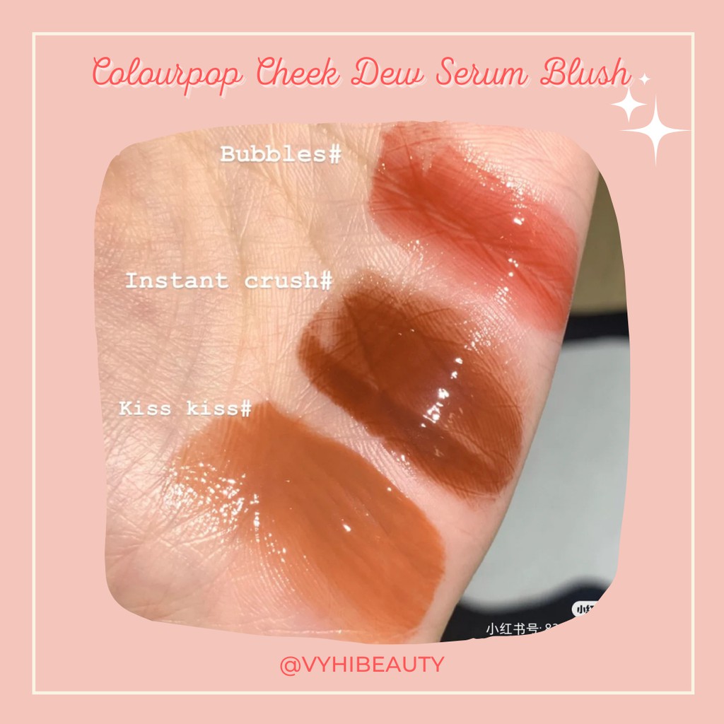 Phấn má Colourpop dạng kem Cheek Dew Serum Blush