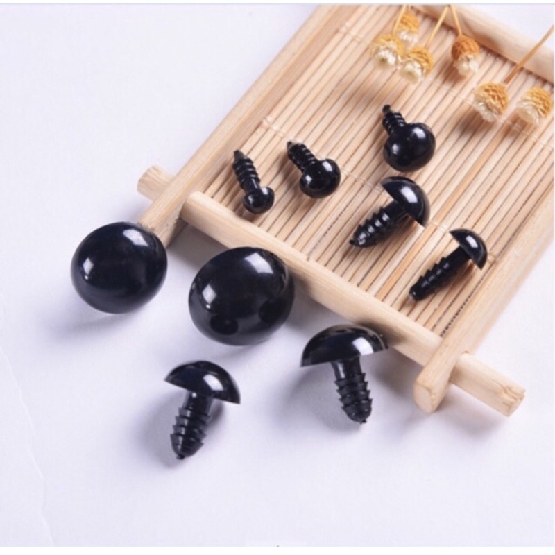 Mắt thú xoắn có chốt loại đẹp nhiều size 5mm->22mm