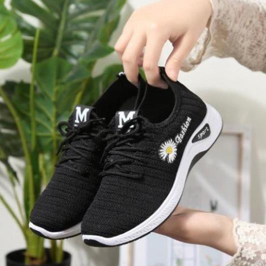 Giày nữ thể thao màu đen phong cách hàn cực thu hút LN06 | BigBuy360 - bigbuy360.vn