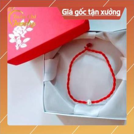 Vòng Tay Chỉ Đỏ ⚡SIÊU SALE⚡ Lắc Tay Chỉ Đỏ Dây Lụa Xoắn, May Mắn, Kết Hợp Bi Bạc Ta Xinh Xắn Free Ship Toan quoc