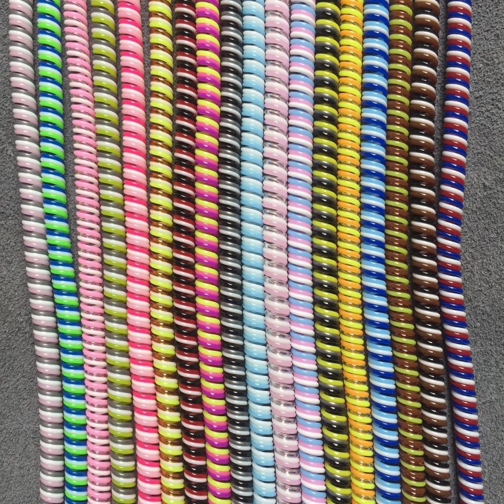 Vỏ bọc bảo vệ dây cáp sạc tai nghe điện thoại AUGUSTINE 1.4M bằng TPU co giãn nhiều màu tùy chọn