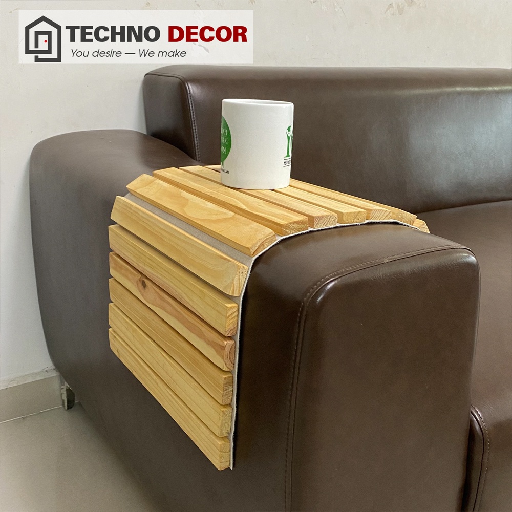 Miếng Lót Gỗ Gấp Gọn Đặt Trên Sofa Chống Trơn Trượt TechnoDecor LC0010 Quấn Gọn Trang Trí Bàn Ăn Sofa Ưu Chuộng Ở Mỹ
