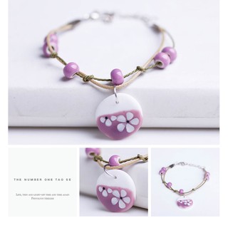 Lắc tay Handmade gốm sứ - TS-0032