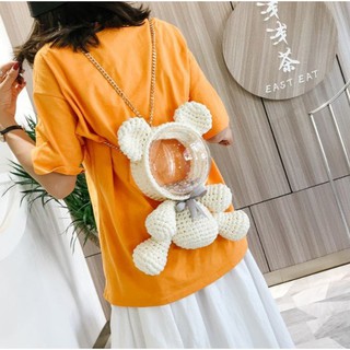 Sét Nguyên Liệu Túi Xách Đan Handmade, Balo Len Móc DIY- Có Đan Sẵn