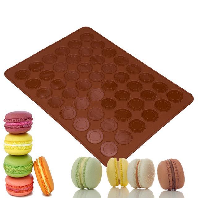 Tấm Silicone 48 / 30 Ô Làm Bánh Macaron Tiện Dụng