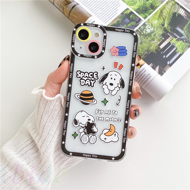 Ốp Điện Thoại Mềm In Hình Snoopy Cho iphone xsmax XR 7 / 8P 11 12 13 pro max