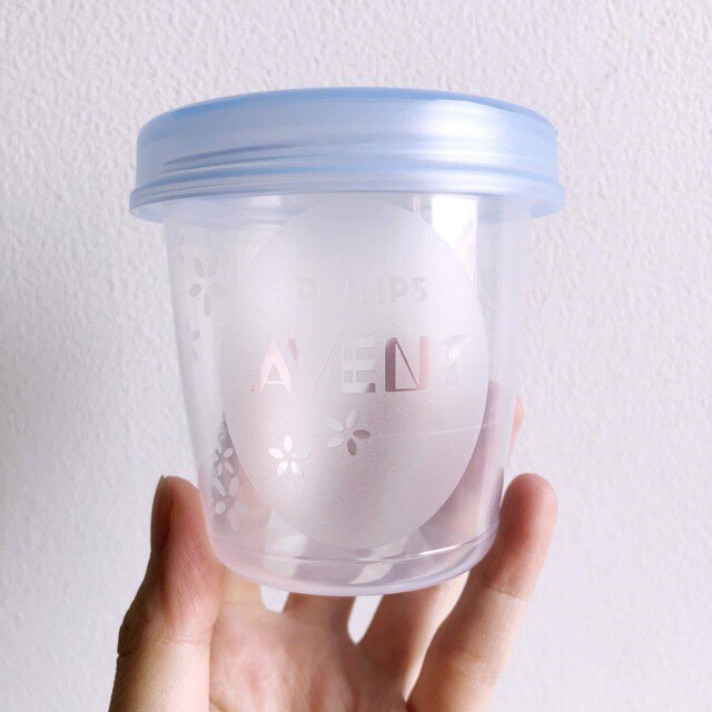 Cốc trữ sữa AVENT 180ml - Hàng chính hãng