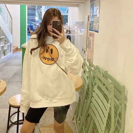 Áo Sweater Mặt Cười Chất Nỉ Ngoại Dày Dặn Áo Sweater Dre.w Hàng Đẹp Form Rộng Unisex Nam Nữ Ảnh Thật